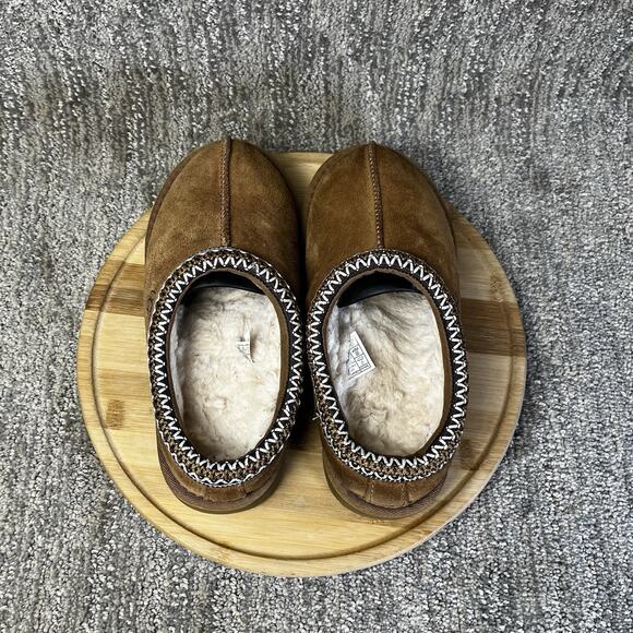 UGG Tasman Classic Chestnut Slipper Clog Comfortable Womens Size 5 Lined Slip On - Picture 5 of 10